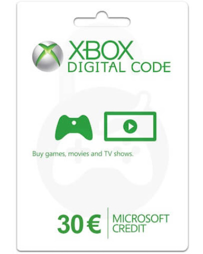 Microsoft darilna kartica za 30 EUR za Xbox in računalnik