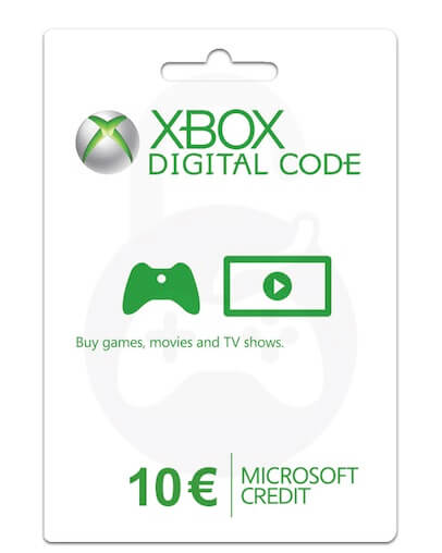 Microsoft Xbox predplačniška kartica 10 EUR (Xbox Live Gift Card)