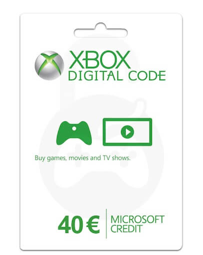 Microsoft Xbox predplačniška kartica 40 EUR (Xbox Live Gift Card)
