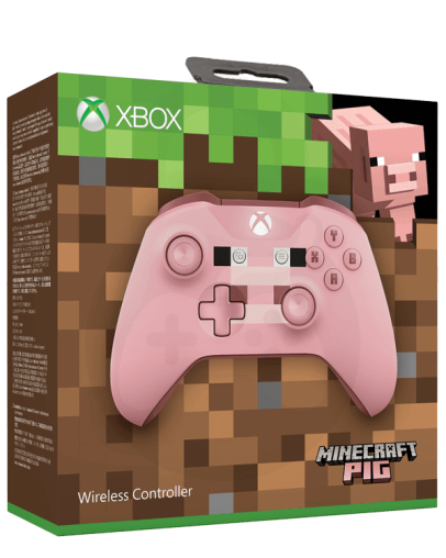 Obnovljen Xbox One S Brezžični Kontroler Minecraft Pig Limited Edition + 2 leti garancije Obnovljen Xbox One S Brezžični Kontroler Minecraft Pig Limited Edition + 2 leti garancije