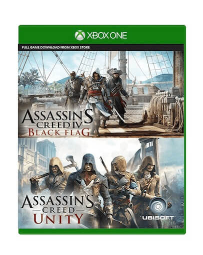 Assassins Creed Unity + Assassins Creed 4 Black Flag (XBOX ONE)