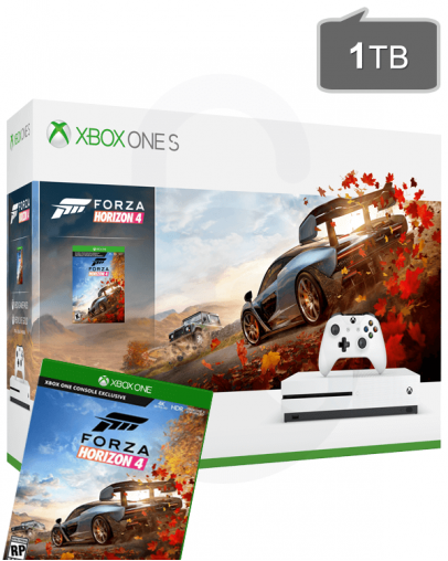 Xbox One Slim 1TB + Forza Horizon 4 + Game Pass Ultimate