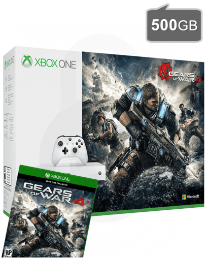 Xbox One S (slim) 500GB + Gears of War 4