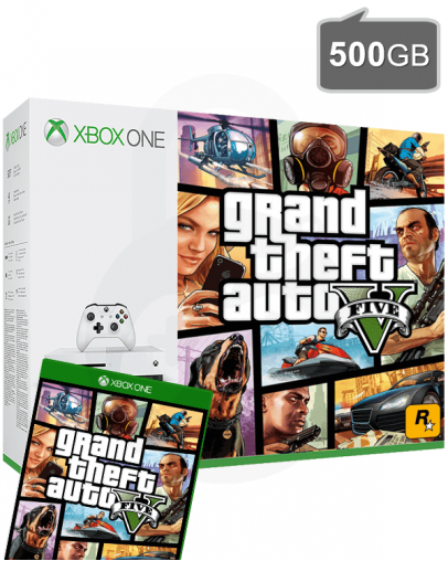 Xbox One S (slim) 500GB + Grand Theft Auto 5