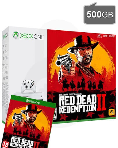 Xbox One S (slim) 500GB + Red Dead Redemption 2