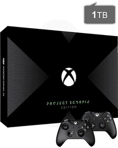 Xbox One X 1TB Project Scorpio Edition + 2x kontroler