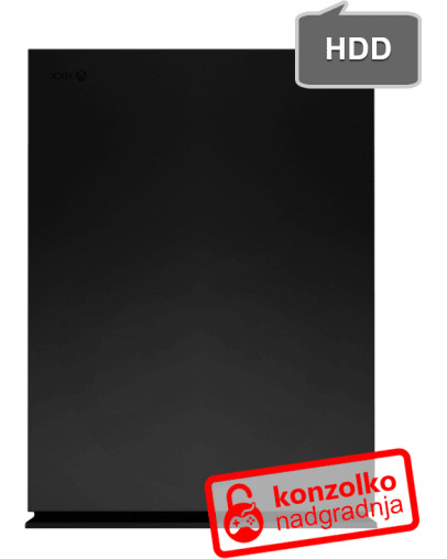 Xbox One X nadgradnja trdega diska