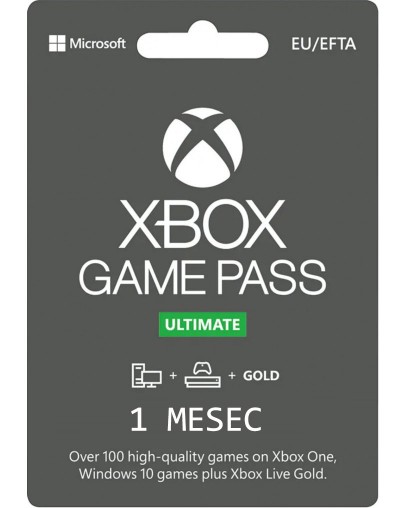 Xbox Game Pass Ultimate za 9 mesecev za Xbox One & Xbox Series & PC Xbox Game Pass Ultimate za 9 mesecev za Xbox One & Xbox Series & PC
