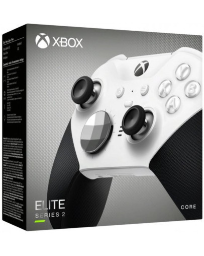 Obnovljen Xbox One brezžični kontroler Elite Series 2 Core Edition z vsemi dodatki + 2 leti garancije