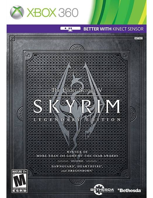The Elder Scrolls 5 Skyrim Legendary Edition (XBOX 360) - rabljeno
