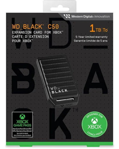 Xbox trdi disk 1TB WD Black C50 (XBOX SERIES S | XBOX SERIES X)