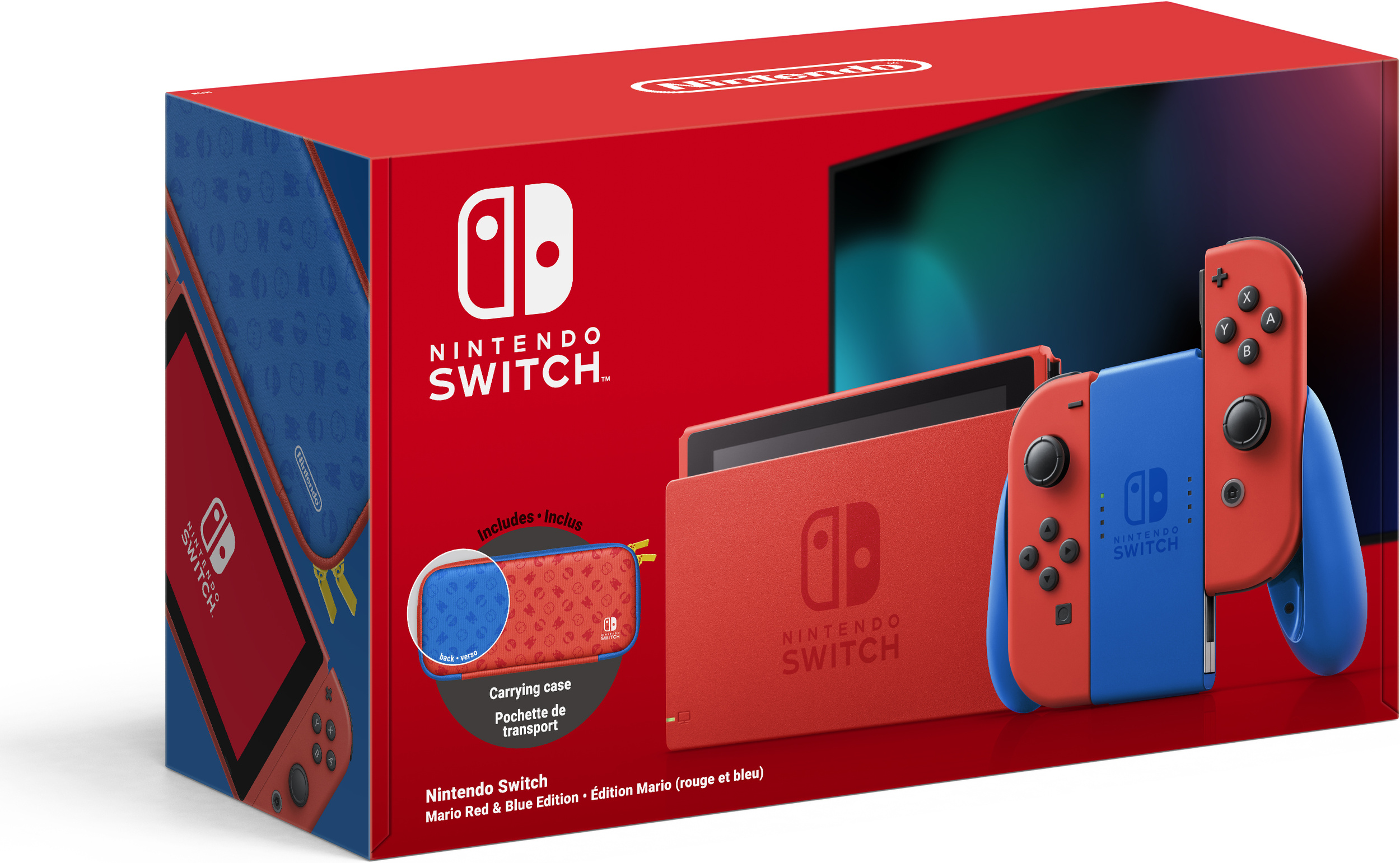 Obnovljen Nintendo Switch Mario Special Edition + torbica + 2 leti garancije Obnovljen Nintendo Switch Mario Special Edition + torbica + 2 leti garancije