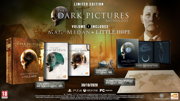 The Dark Pictures Anthology Volume 1 Limited Edition (XBOX ONE) - rabljeno The Dark Pictures Anthology Volume 1 Limited Edition (XBOX ONE) - rabljeno