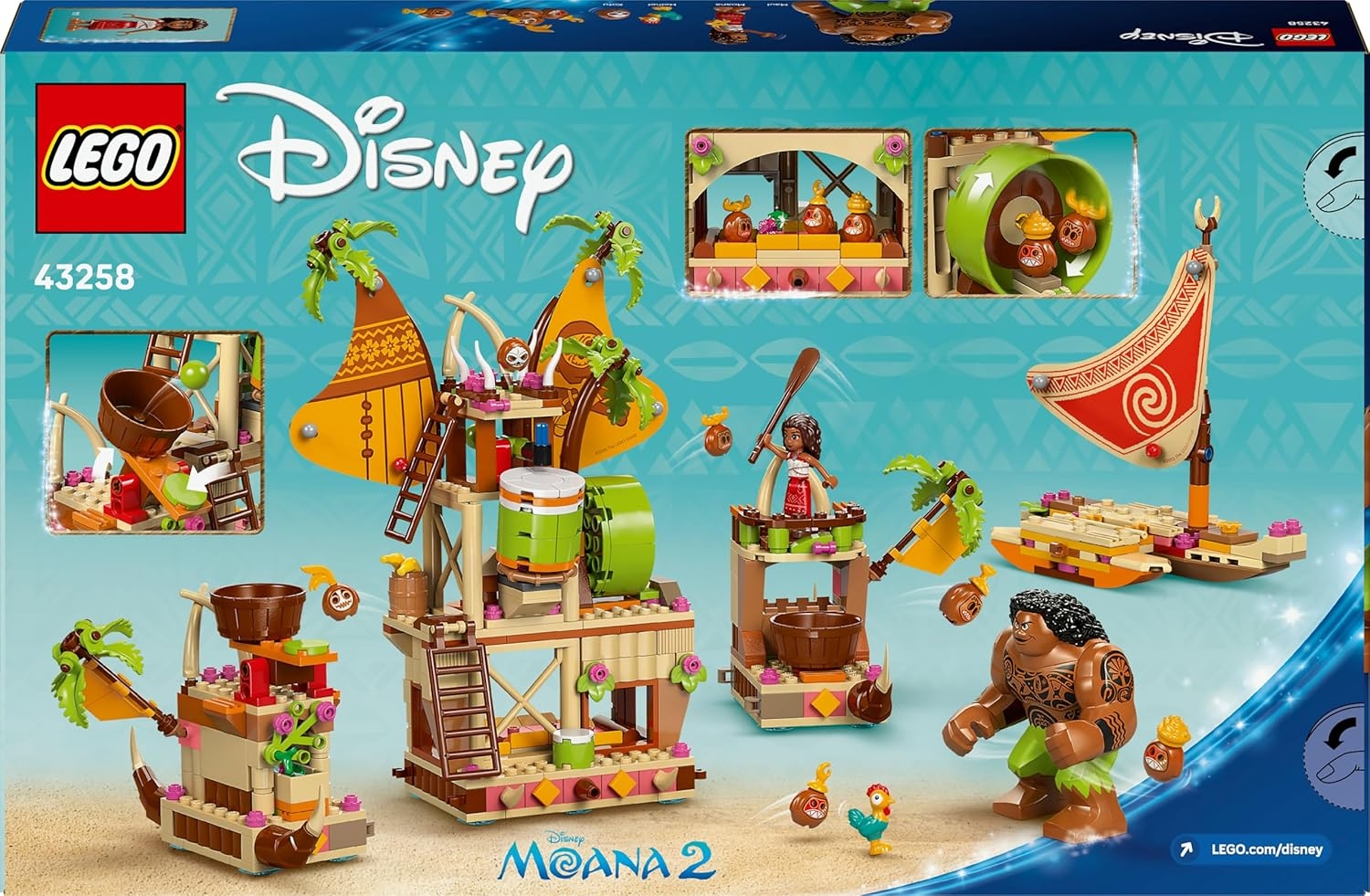LEGO Disney Moana 2 Kakamorina barka številka 43258 LEGO Disney Moana 2 Kakamorina barka številka 43258
