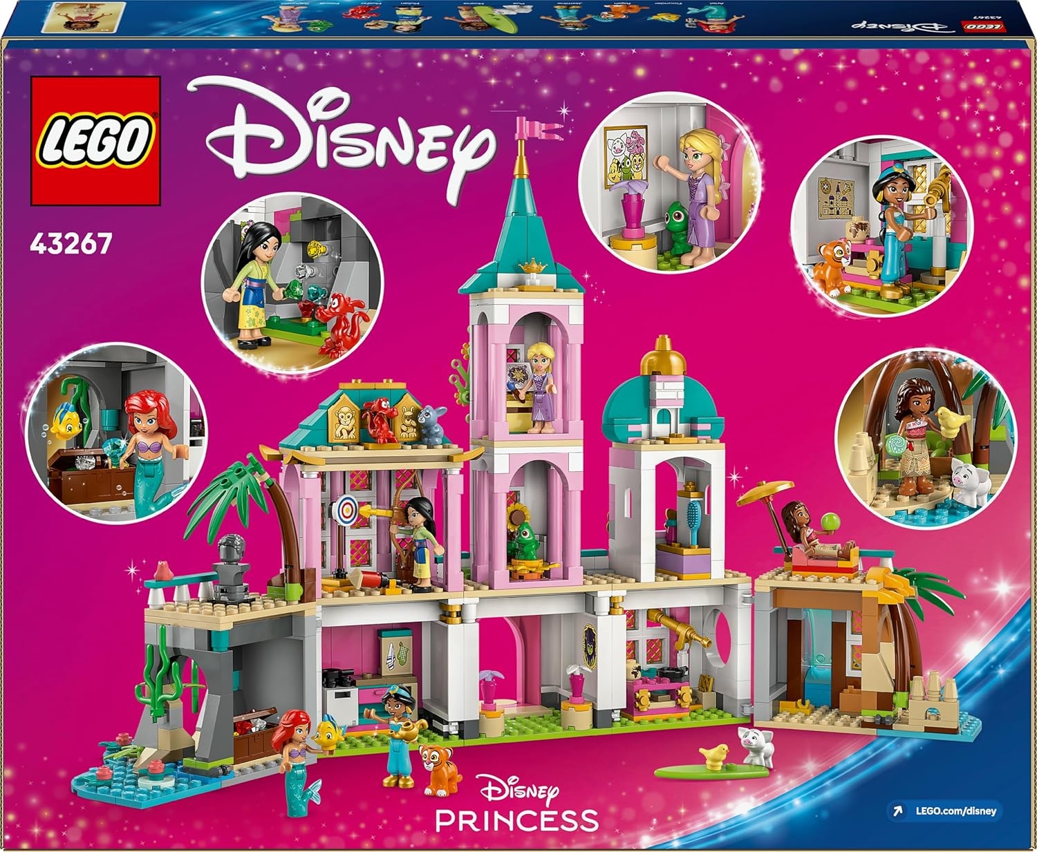 LEGO Disney Princess Grad in kraljevi ljubljenčki številka 43267 LEGO Disney Princess Grad in kraljevi ljubljenčki številka 43267