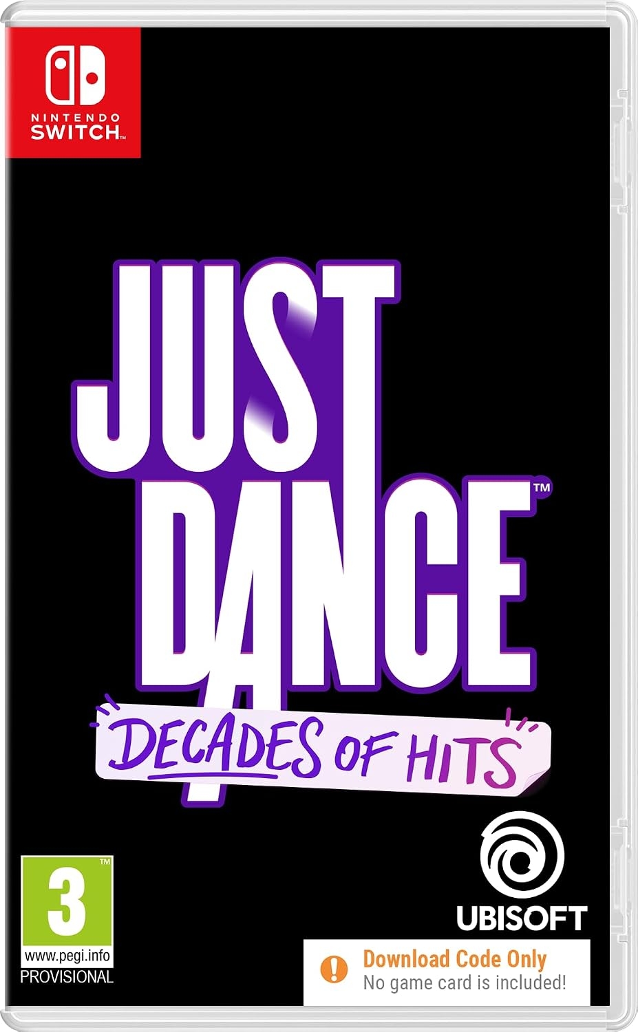 Just Dance Decades of Hits - koda v škatlici (SWITCH) Just Dance Decades of Hits - koda v škatlici (SWITCH)