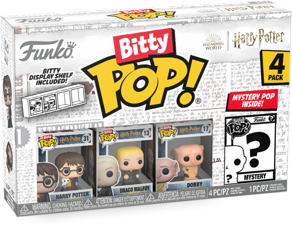Funko Bitty Pop Harry Potter komplet štirih figur Funko Bitty Pop Harry Potter komplet štirih figur