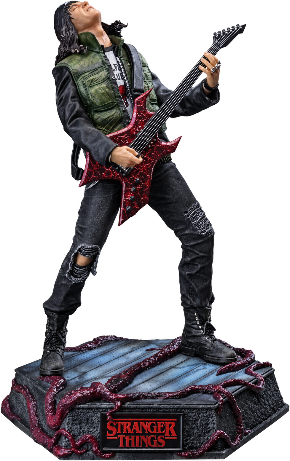 Stranger Things Eddie Munson Deluxe zbirateljski kip 20cm Stranger Things Eddie Munson Deluxe zbirateljski kip 20cm