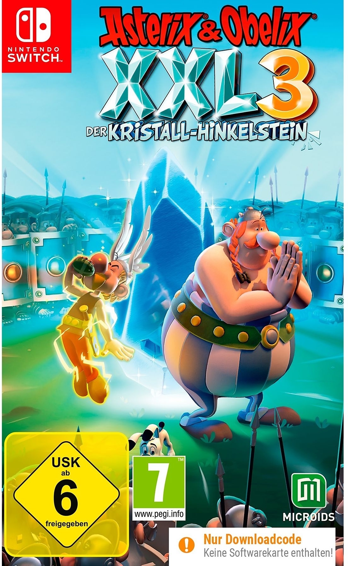 Asterix Obelix XXL 3 The Crystal Menhir - koda v škatlici (SWITCH) Asterix Obelix XXL 3 The Crystal Menhir - koda v škatlici (SWITCH)