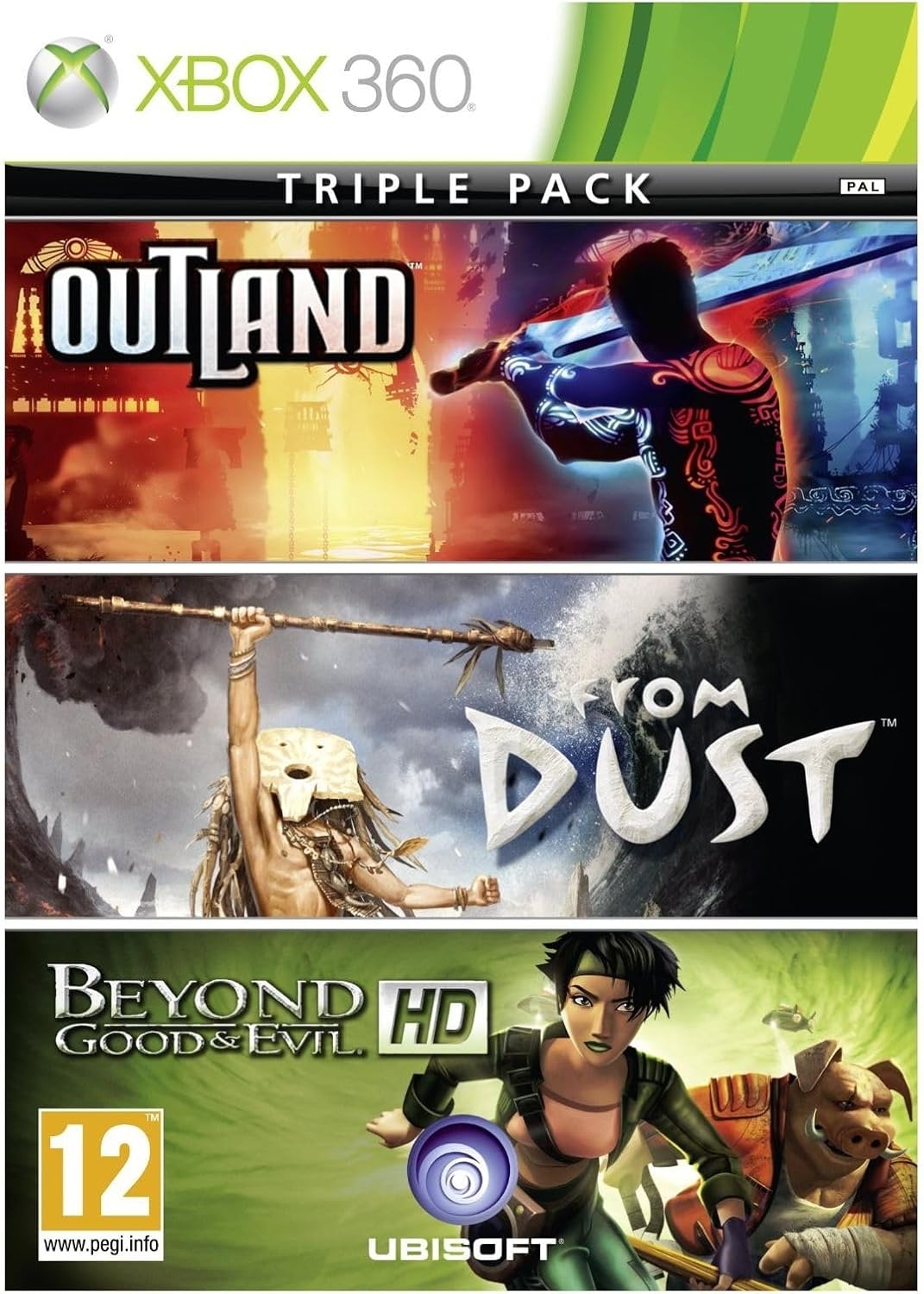 Beyond Good Evil HD & Outland & From Dust Triple Pack (XBOX 360) Beyond Good Evil HD & Outland & From Dust Triple Pack (XBOX 360)