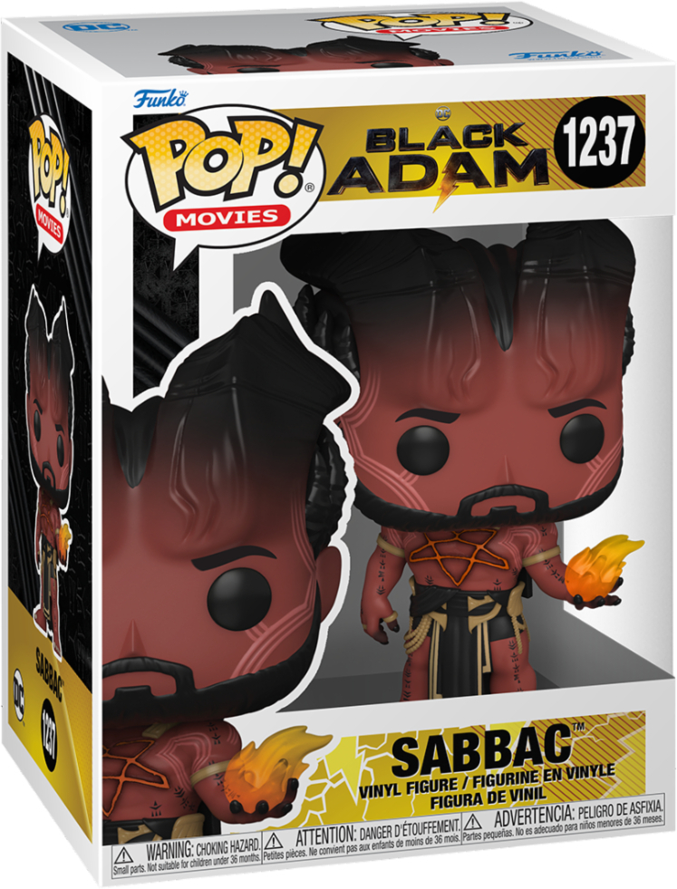 Funko Pop Movies Black Adam Sabbac Funko Pop Movies Black Adam Sabbac