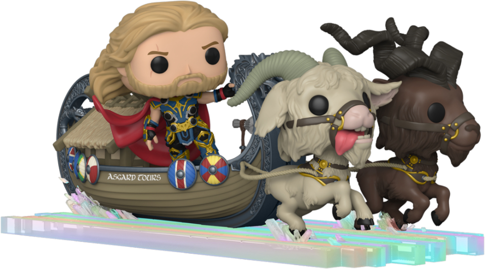 Funko Pop Rides Super Deluxe Thor Love & Thunder The Goat Boat Funko Pop Rides Super Deluxe Thor Love & Thunder The Goat Boat