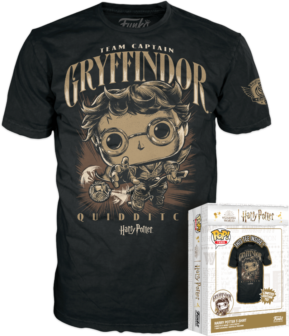 Funko Pop Tee Harry Potter Quidditch Harry Funko Pop Tee Harry Potter Quidditch Harry