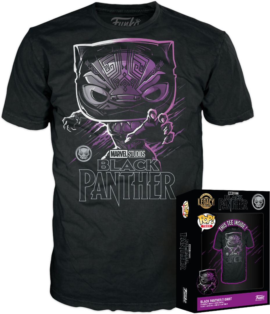 Funko Pop & Tee Marvel Black Panther Funko Pop & Tee Marvel Black Panther