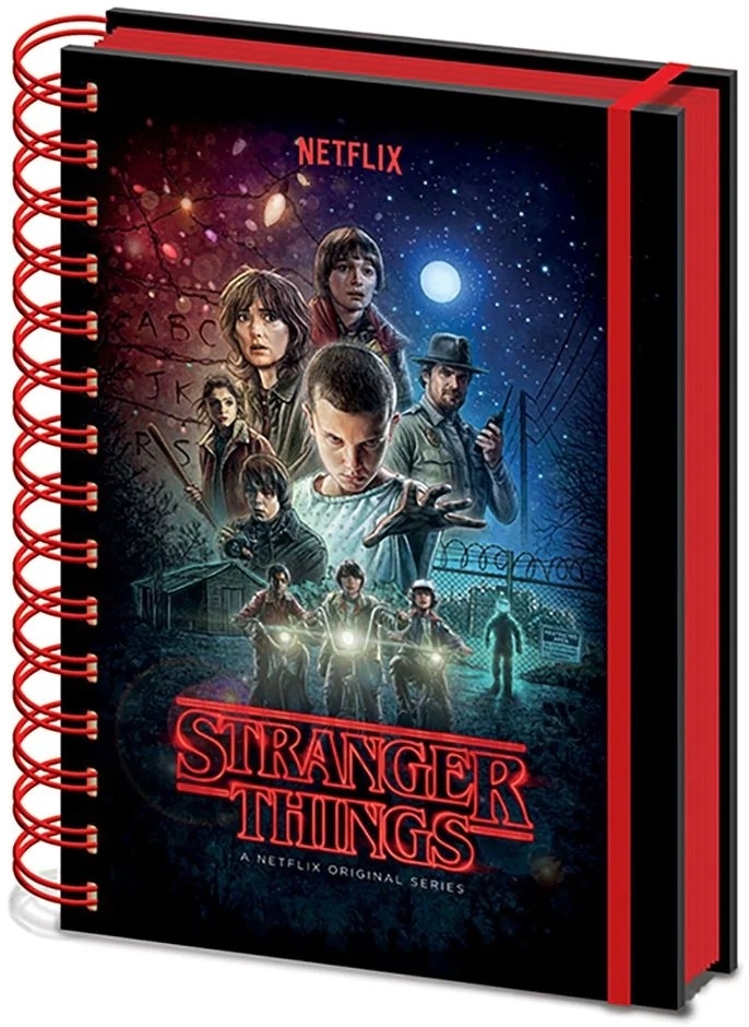Stranger Things One Sheet A5 kovinska beležka Pyramid Stranger Things One Sheet A5 kovinska beležka Pyramid
