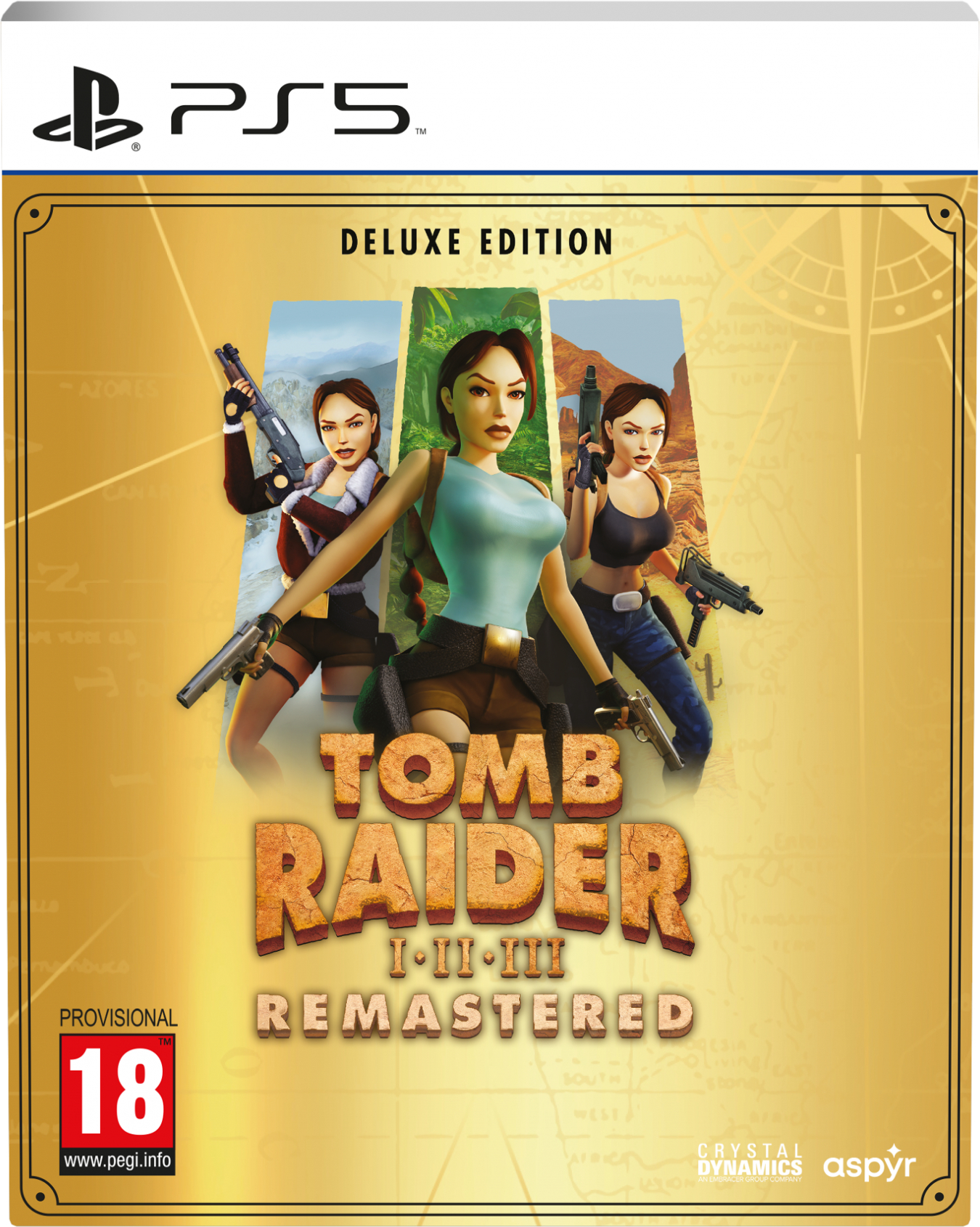 Tomb Raider 1-3 Remastered Starring Lara Croft Deluxe Edition (PS5) Tomb Raider 1-3 Remastered Starring Lara Croft Deluxe Edition (PS5)