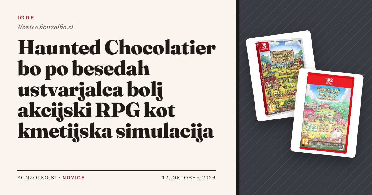 Haunted Chocolatier bo po besedah ustvarjalca bolj akcijski RPG kot kmetijska simulacija