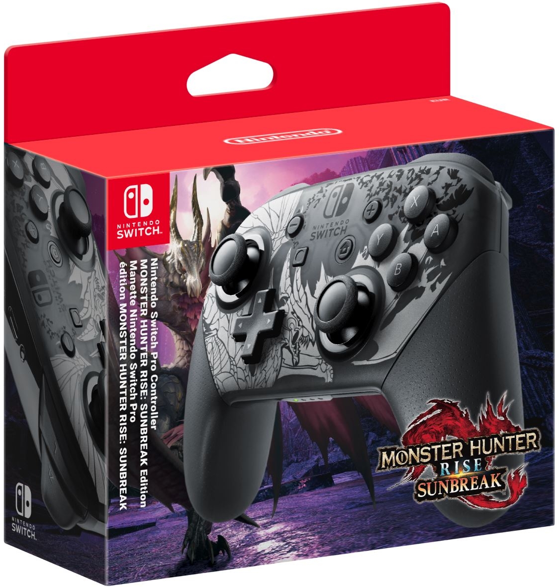 Nintendo Switch Pro kontroler Monster Hunter Sunbreak Limited Edition (Switch) Nintendo Switch Pro kontroler Monster Hunter Sunbreak Limited Edition (Switch)