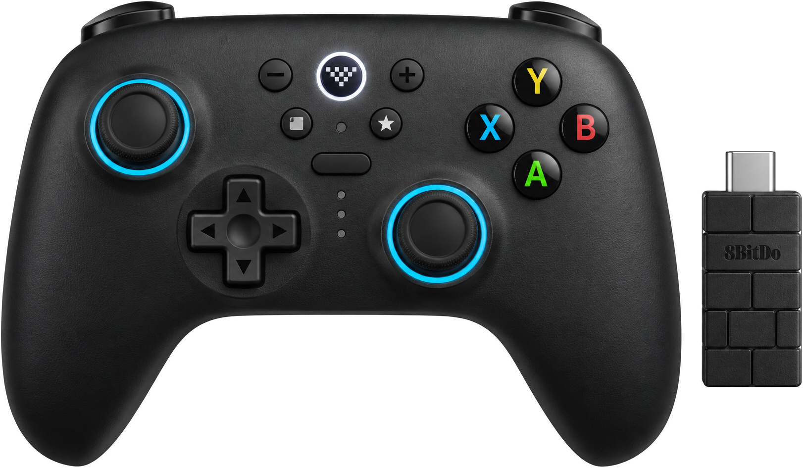 8BitDo Ultimate 2 brezžični igralni plošček 2.4G črne barve 8BitDo Ultimate 2 brezžični igralni plošček 2.4G črne barve