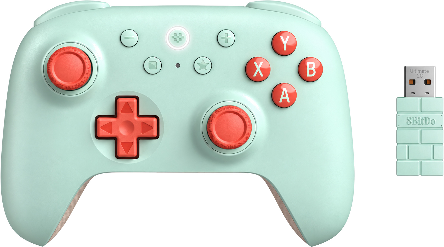 8BitDo Ultimate 2C brezžični igralni plošček mint barve 8BitDo Ultimate 2C brezžični igralni plošček mint barve