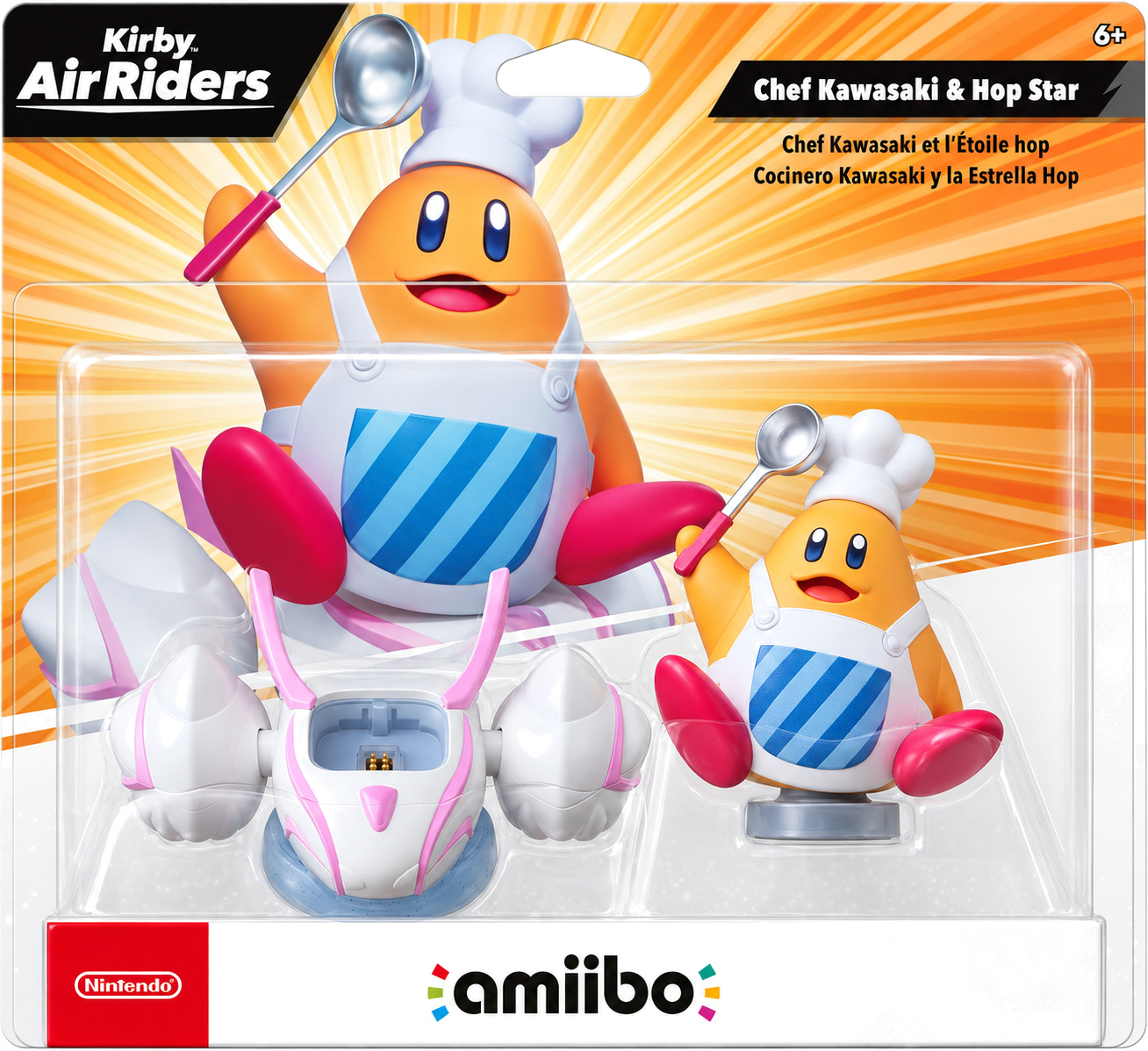 Amiibo Chef Kawasaki & Hop Star Amiibo (Kirby Air Riders) Amiibo Chef Kawasaki & Hop Star Amiibo (Kirby Air Riders)