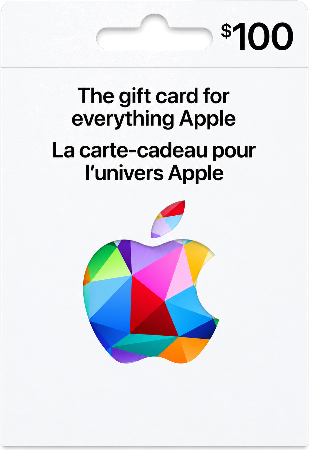 Apple iTunes darilna kartica za 100 USD - koda na papirju Apple iTunes darilna kartica za 100 USD - koda na papirju