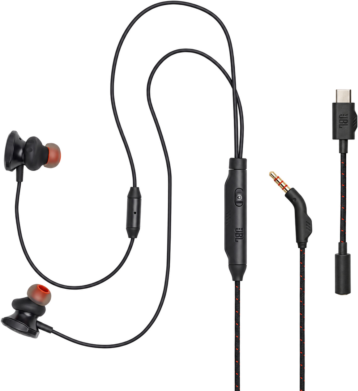 JBL Quantum 50C žične gaming slušalke s priključkom USB-C črne barve JBL Quantum 50C žične gaming slušalke s priključkom USB-C črne barve