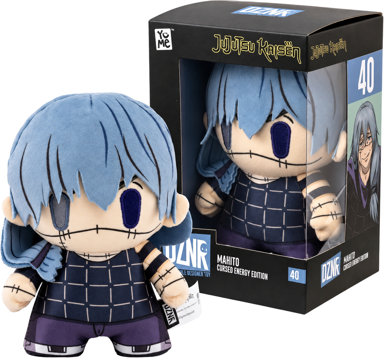 Jujutsu Kaisen Cursed Energy Mahito Dplišasta igrača 18cm visoka YuMe Jujutsu Kaisen Cursed Energy Mahito Dplišasta igrača 18cm visoka YuMe