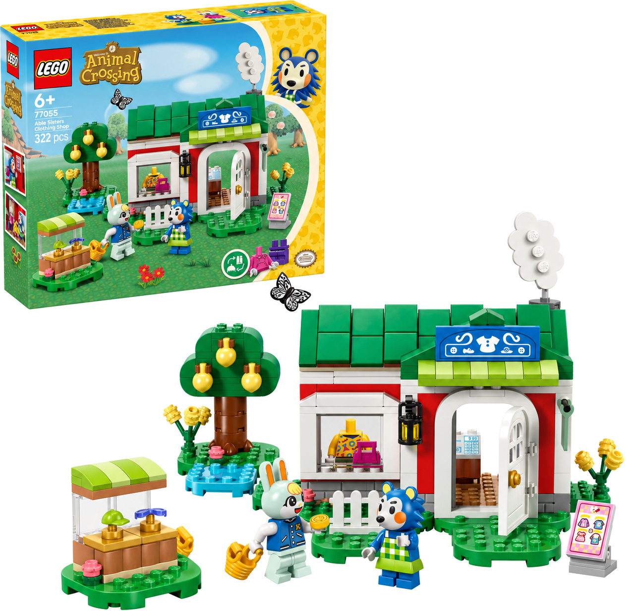 LEGO Animal Crossing Able Sisters Clothing Shop številka 77055 LEGO Animal Crossing Able Sisters Clothing Shop številka 77055