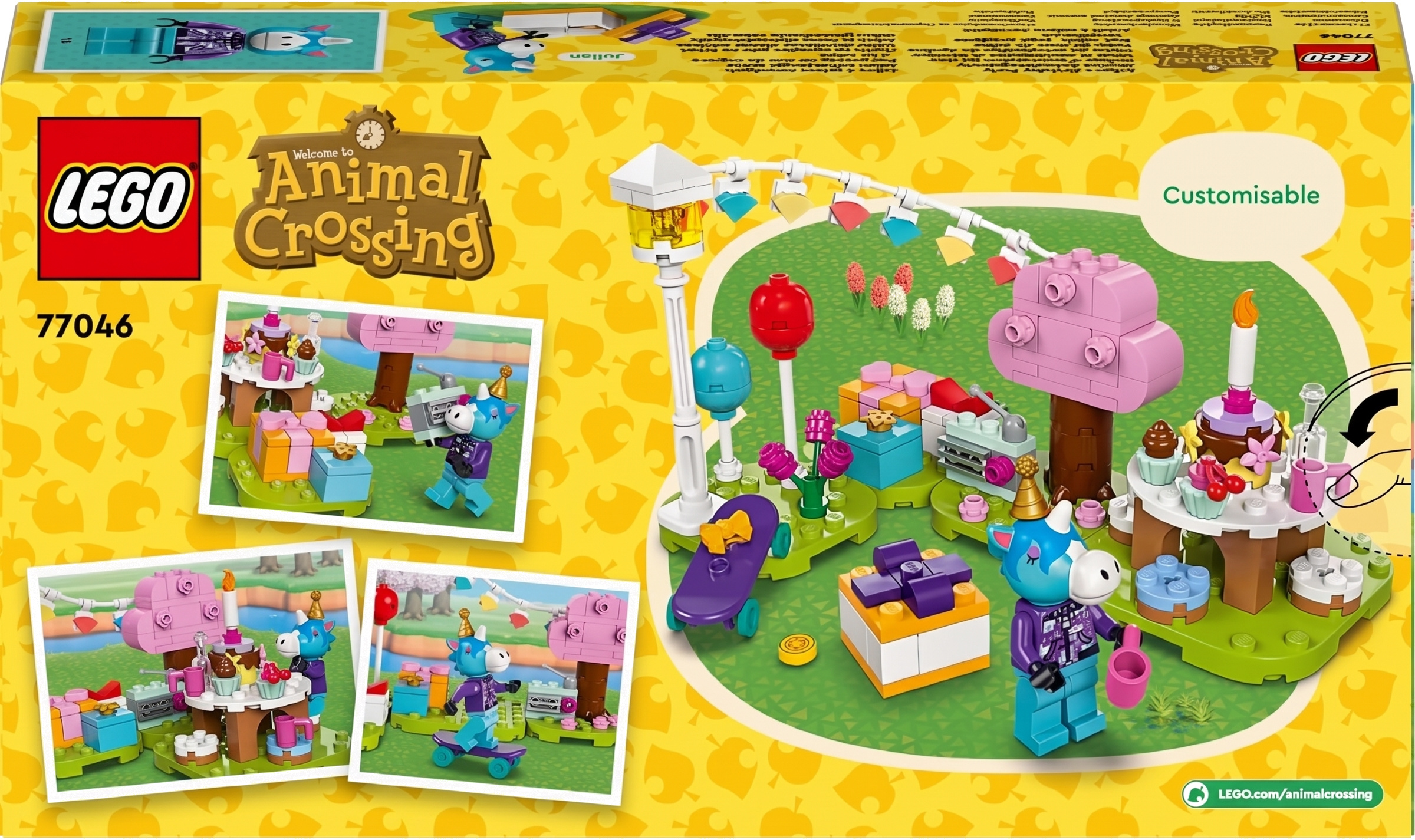 LEGO Animal Crossing Julianova rojstnodnevna zabava številka 77046 LEGO Animal Crossing Julianova rojstnodnevna zabava številka 77046