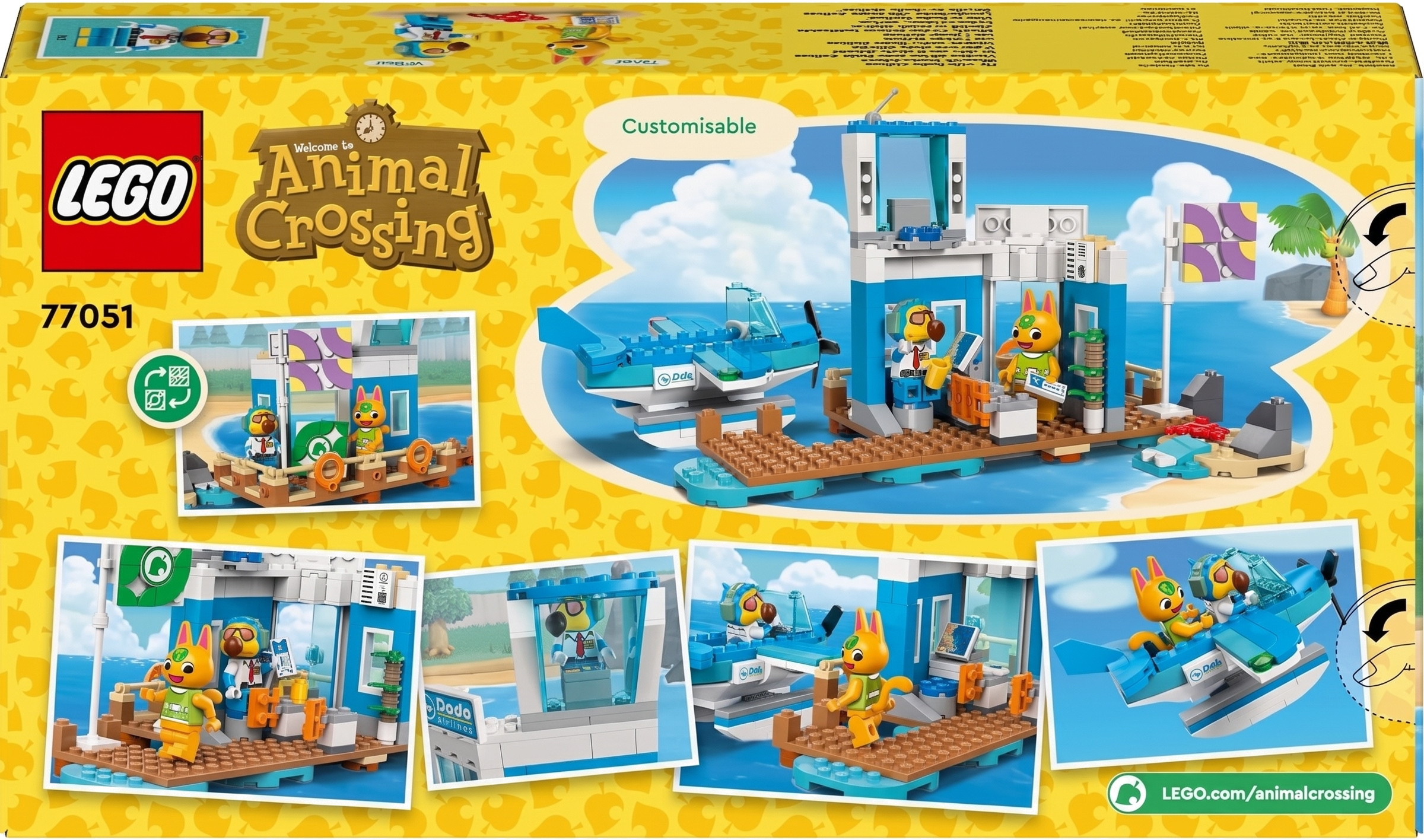 LEGO Animal Crossing Let z Dodo Airlines številka 77051 LEGO Animal Crossing Let z Dodo Airlines številka 77051