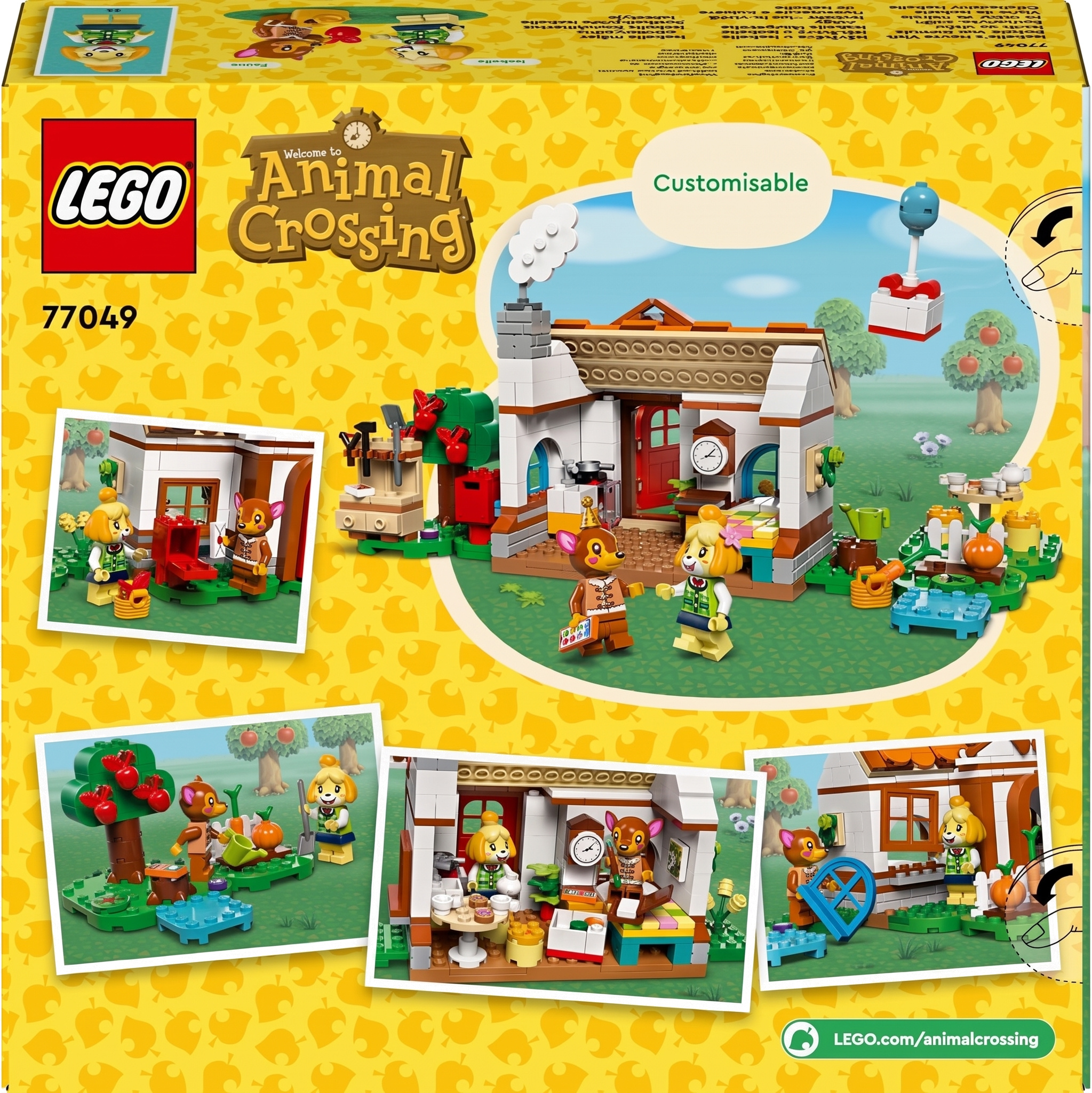 LEGO Animal Crossing Obisk Isabelline hiše številka 77049 LEGO Animal Crossing Obisk Isabelline hiše številka 77049