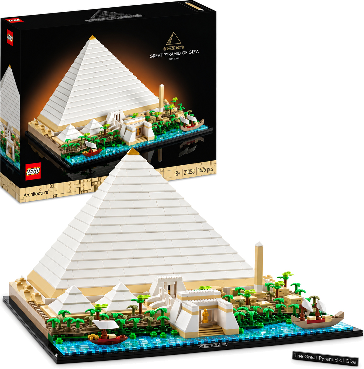 LEGO Architecture The Great Pyramid of Giza številka 21058 LEGO Architecture The Great Pyramid of Giza številka 21058