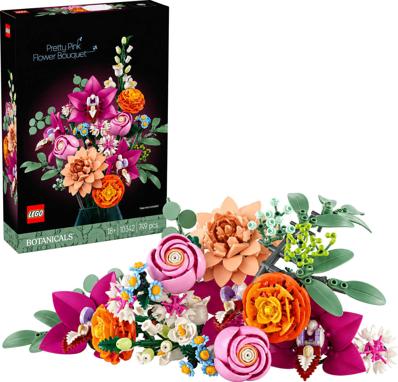 LEGO Botanicals Pretty Pink Flower Bouquet številka 10342 LEGO Botanicals Pretty Pink Flower Bouquet številka 10342