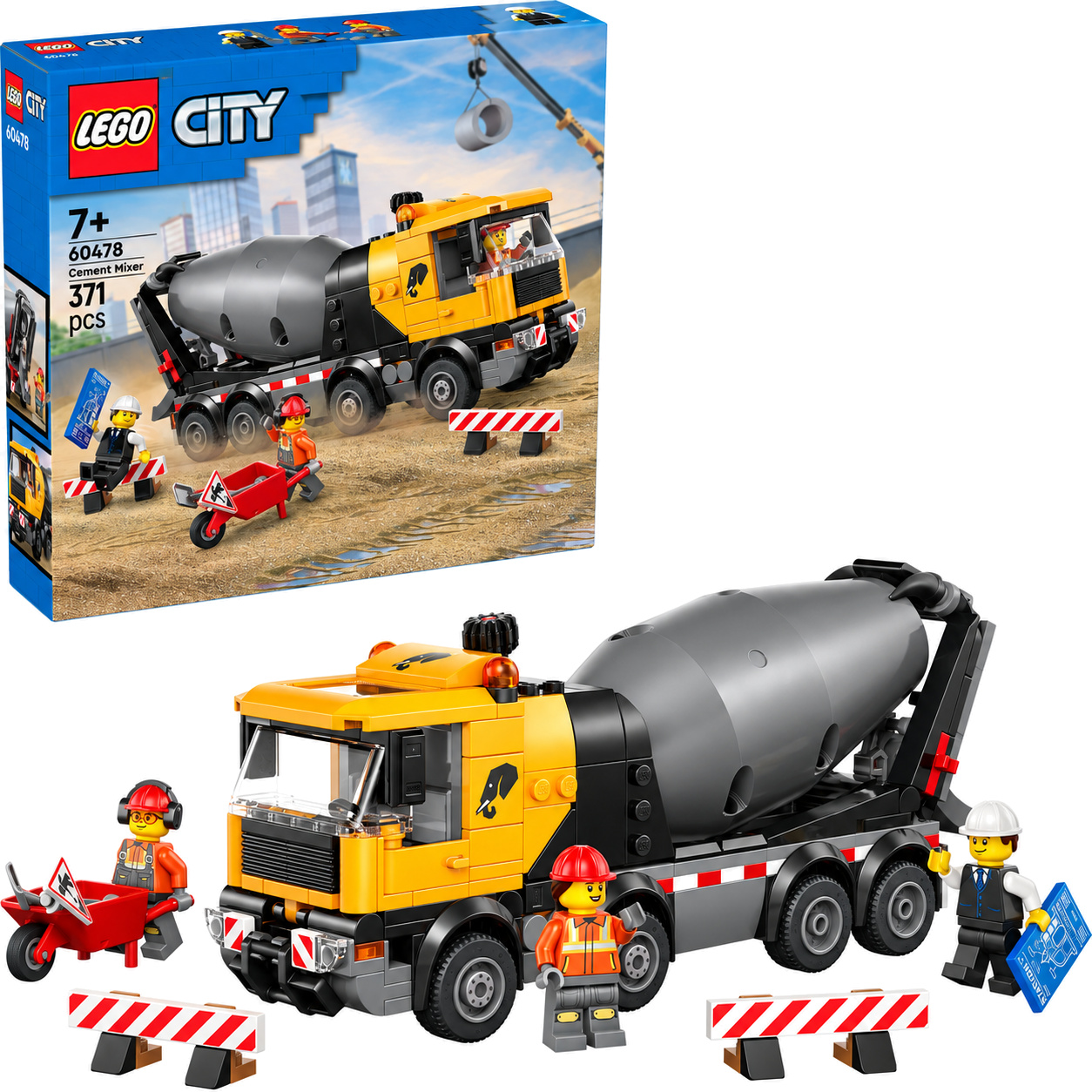 LEGO City Cement Mixer številka 60478 LEGO City Cement Mixer številka 60478