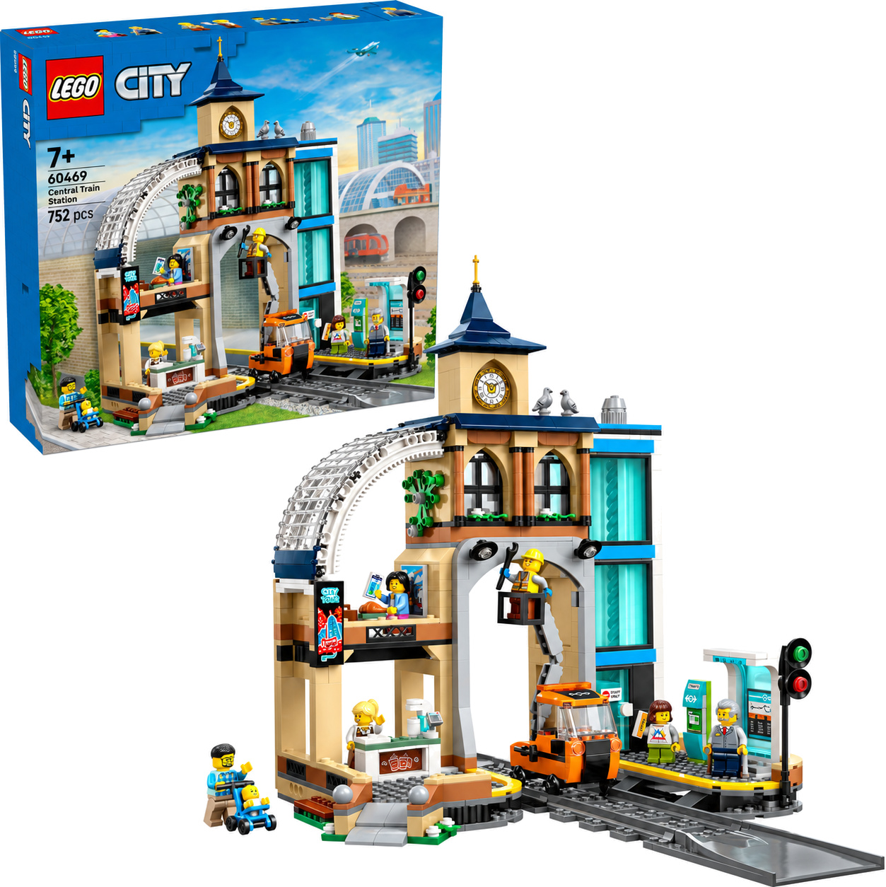 LEGO City Central Train Station številka 60469 LEGO City Central Train Station številka 60469
