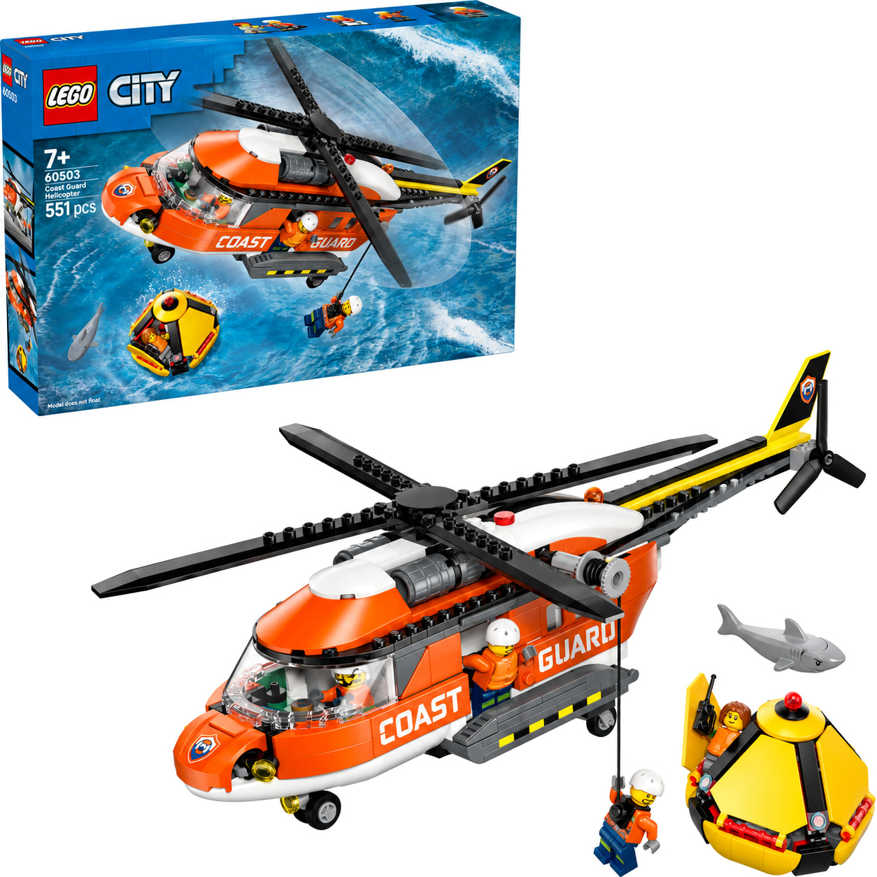 LEGO City Coast Guard Helicopter številka 60503 LEGO City Coast Guard Helicopter številka 60503