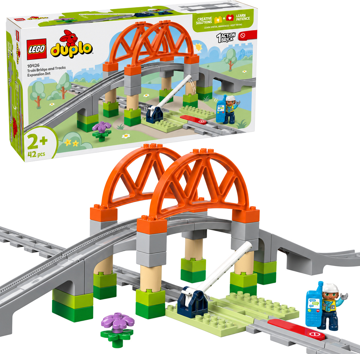 LEGO DUPLO Town Train Bridge and Tracks Expansion Set številka 10426 LEGO DUPLO Town Train Bridge and Tracks Expansion Set številka 10426