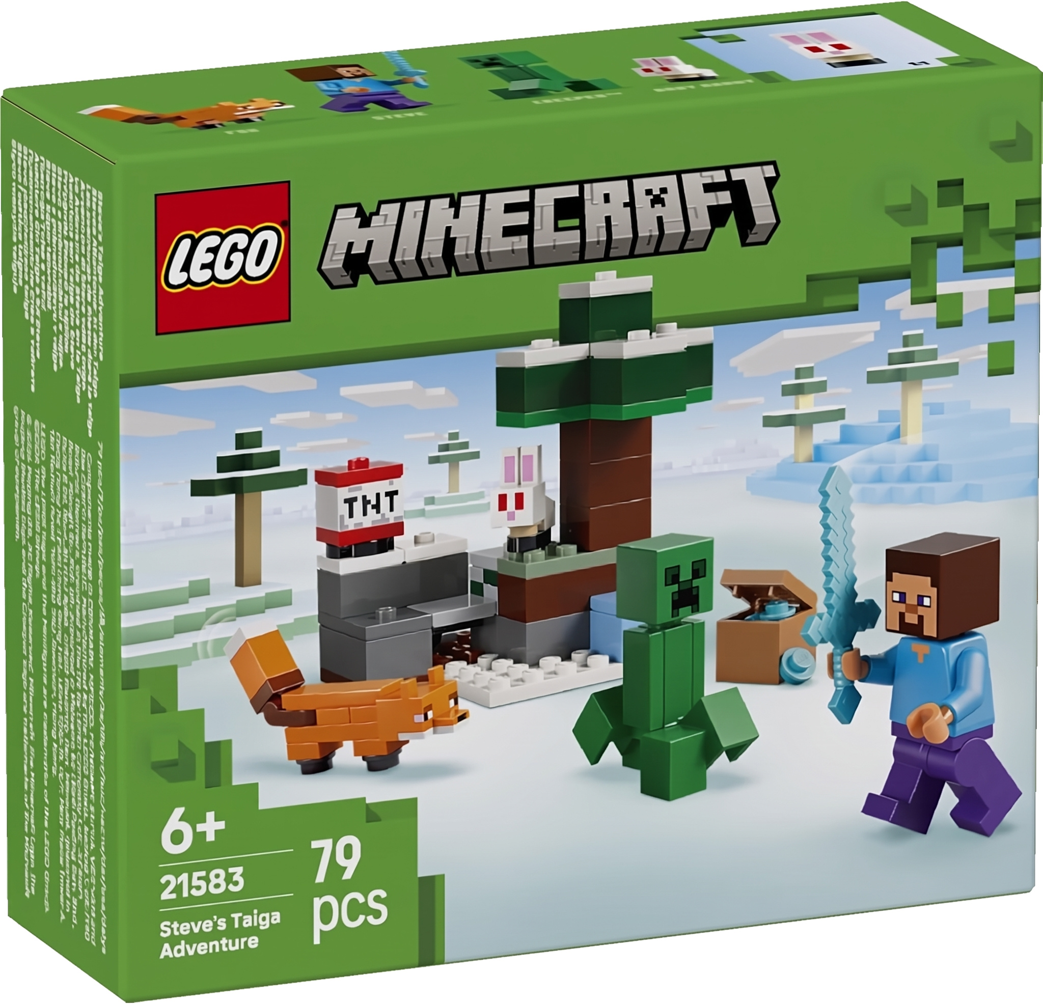 LEGO Minecraft Stevova pustolovščina v tajgi številka 21583 LEGO Minecraft Stevova pustolovščina v tajgi številka 21583