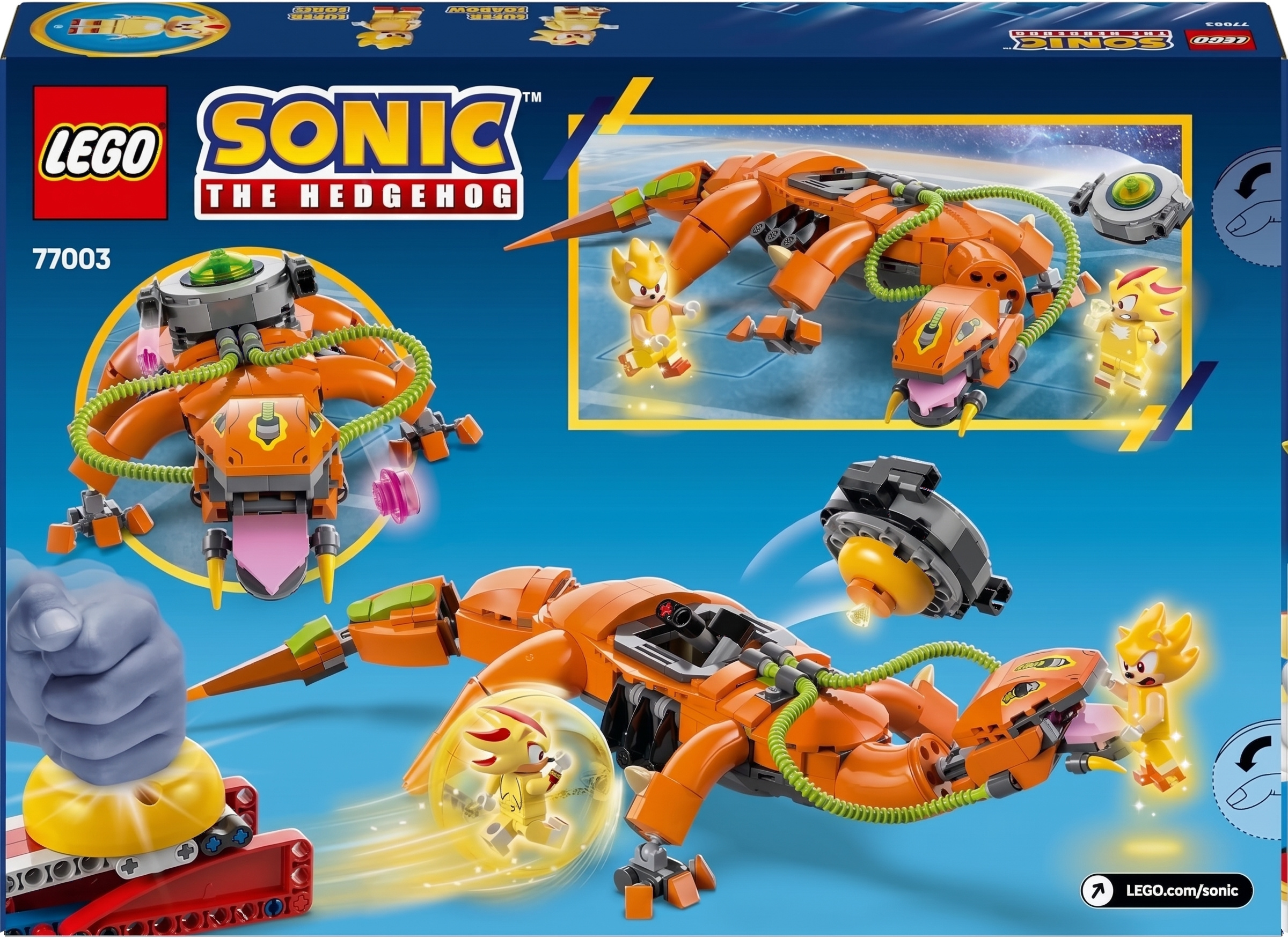 LEGO Sonic the Hedgehog Super Shadow proti Biolizardu številka 77003 LEGO Sonic the Hedgehog Super Shadow proti Biolizardu številka 77003